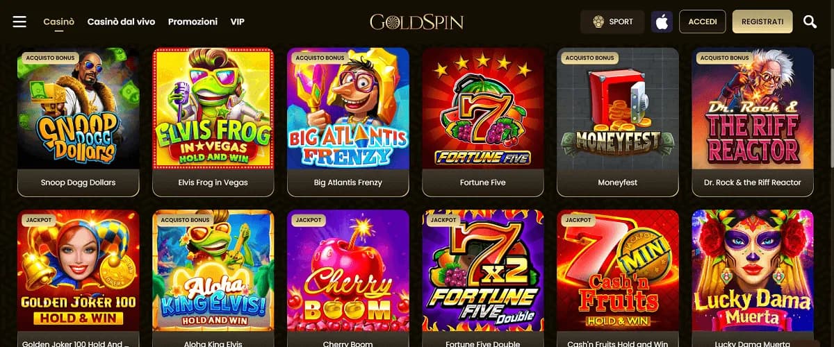 Goldspin casino online